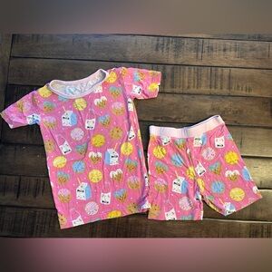 Little Sleepies - Pink Cookies and Milk - 4T